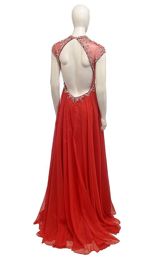 Vestido Chiffon de Seda Alyce Paris