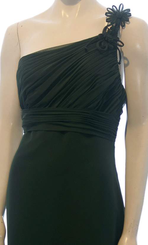Vestido Crepe ombro só