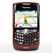 blackberry Curve red